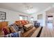Bright living space featuring modern furniture and access to outdoor patio at 15225 N 100Th St # 1185, Scottsdale, AZ 85260