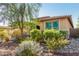 Well maintained landscaping, with rock ground cover, and desert plants at 18108 W Cassia Way, Goodyear, AZ 85338