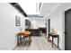Open floor plan with a dining area and kitchen with modern appliances and finishes at 2946 N 14Th St # 37, Phoenix, AZ 85014