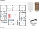 Home plan showing room layout, kitchen location and appliance locations, and fixture options at 3283 W Mesquite St, Phoenix, AZ 85086