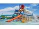 Community splash pad with slides, fountains, and water features at 4609 W Challenger Trl, New River, AZ 85087