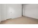 White bedroom featuring carpeted floors, white walls, and two closets at 544 S Crismon Rd, Mesa, AZ 85208