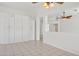 Open dining area featuring tile floors, bright white walls and lots of cabinet storage at 6645 E Preston St, Mesa, AZ 85215