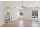 Main bedroom with private ensuite bathroom and plenty of natural light at 6645 E Preston St, Mesa, AZ 85215