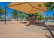 Shaded playground with slides and play area at 7531 W Kimberly Way, Glendale, AZ 85308