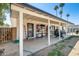 Covered patio with ample space and access to the large backyard at 9214 N 54Th Ave, Glendale, AZ 85302