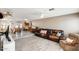 Spacious living room featuring wood look floors and an open floor plan at 9214 N 54Th Ave, Glendale, AZ 85302