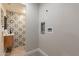The laundry room features updated fixtures and tile at 1005 N Granite Reef Rd, Scottsdale, AZ 85257