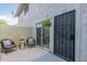 Private patio area perfect for relaxing or entertaining guests at 1005 N Granite Reef Rd, Scottsdale, AZ 85257