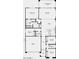 Detailed floor plan featuring a primary suite, modern kitchen, and spacious living area at 14830 W Soft Wind Cir, Surprise, AZ 85387