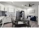 The eat-in kitchen features stainless appliances and provides access to the living area at 1807 E Campbell Ave, Phoenix, AZ 85016