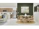 Bright dining area with modern decor, a round table, and seating for six at 20912 S 231St Way, Queen Creek, AZ 85142