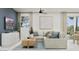 Relaxing living room with a comfortable sectional sofa and stylish decor at 20912 S 231St Way, Queen Creek, AZ 85142