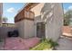 Backyard featuring a patio area, a raised deck, and a block wall fence at 2815 N 52Nd St # 3, Phoenix, AZ 85008
