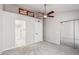 Bright bedroom featuring vaulted ceilings, recessed lighting, and a full ensuite bathroom at 2815 N 52Nd St # 3, Phoenix, AZ 85008