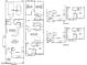 Detailed floor plan showcasing layout with garage, bedrooms, kitchen, living, and owner's suite at 3340 S Lotus Ave, Mesa, AZ 85212