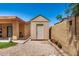 Backyard shed with desert landscaping, offering additional storage and convenience on the property at 4345 E Annette Dr, Phoenix, AZ 85032