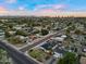 Panoramic aerial view of the property showcasing city views, lush greenery, and a serene neighborhood setting at 4400 N 20Th St, Phoenix, AZ 85016