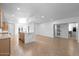 Open living area with tile floors and modern lighting at 4400 N 20Th St, Phoenix, AZ 85016
