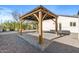 Stylish outdoor structure with pavers and covered roof; perfect for entertaining at 4400 N 20Th St, Phoenix, AZ 85016