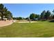 Community basketball court on a well-maintained green lawn, promoting an active lifestyle at 925 W Hudson Way, Gilbert, AZ 85233
