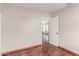 Empty bedroom boasting stylish tile flooring and a serene, neutral color palette at 925 W Hudson Way, Gilbert, AZ 85233