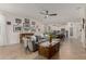 Spacious living area with an open floor plan that seamlessly connects the living room and kitchen at 12062 W Duane Ln, Peoria, AZ 85383