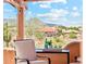 Inviting balcony with comfortable seating and stunning views of desert landscape at 13227 N Mimosa Dr # 101, Fountain Hills, AZ 85268