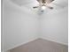 Clean, carpeted bedroom featuring a ceiling fan and a neutral color palette, ready for personalization at 14000 N 94Th St # 3198, Scottsdale, AZ 85260