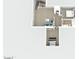 Second story floor plan showcasing bedroom layout and staircase at 15634 W Georgia Dr, Surprise, AZ 85379