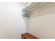 Walk-in closet featuring a bench, a rod, and shelving, great for storage at 16602 N 66Th St, Scottsdale, AZ 85254