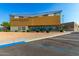 Exterior view of Sossaman Middle School, highlighting its modern design at 18402 E Oak Hill Ln, Queen Creek, AZ 85142