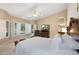 Spacious main bedroom with vaulted ceilings, plush carpet, with windows bringing in lots of natural light at 19275 N 88Th Way, Scottsdale, AZ 85255