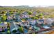 Aerial view of a neighborhood with many pools, single Gathering homes, and lush landscaping at 28021 N 23Rd Dr, Phoenix, AZ 85085