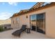 Cozy balcony with chaise lounge offers a private outdoor retreat with scenic views at 28021 N 23Rd Dr, Phoenix, AZ 85085