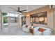 Enclosed patio with plush chairs, plenty of light and nice views at 28021 N 23Rd Dr, Phoenix, AZ 85085