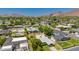 Aerial view of neighborhood showcasing the property's location and surrounding area at 4140 E Glenrosa Ave, Phoenix, AZ 85018