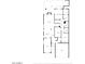 Detailed floor plan showcasing the layout of the home including living spaces, bedrooms, and bathrooms at 6611 N 79Th Pl, Scottsdale, AZ 85250