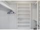 Bright white walk-in closet with custom shelving at 848 E Morningside Dr, Phoenix, AZ 85022