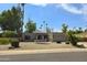 Modern home with desert landscaping, a neutral color palette, and a private entrance at 10232 N 86Th St, Scottsdale, AZ 85258