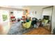 Bright and inviting living room with stylish furniture and hardwood floors at 1412 W 7Th Pl, Tempe, AZ 85281