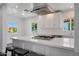 Modern kitchen featuring a gas cooktop, sleek white cabinets, and plenty of light at 1613 W Flower N Cir, Phoenix, AZ 85015