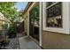 View of backyard patio with shade cover at 1849 S Balboa Dr, Gilbert, AZ 85295