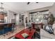 Bright and airy living room seamlessly connecting to the modern kitchen area at 1849 S Balboa Dr, Gilbert, AZ 85295