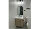 Modern bathroom featuring new vanity, mirror, fixtures, and toilet at 1930 W Missouri Ave, Phoenix, AZ 85015