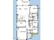 Detailed floor plan featuring an open-concept living area, private owner's retreat, and a two-car garage at 19319 W Missouri Ave, Litchfield Park, AZ 85340