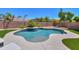 Inviting backyard pool and patio area for relaxing and enjoying the outdoors at 2514 E Grand Canyon Dr, Chandler, AZ 85249
