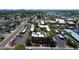 Wide aerial shot of the neighborhood showcasing the well-maintained complex with community pool and covered parking at 2625 E Indian School Rd # 206, Phoenix, AZ 85016