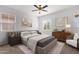 Comfortable bedroom with neutral tones, carpet flooring, and natural light, creating a peaceful retreat at 3131 S Mingus Dr, Chandler, AZ 85286