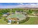 Community splash pad area surrounded by lush landscaping and walking paths at 3131 S Mingus Dr, Chandler, AZ 85286